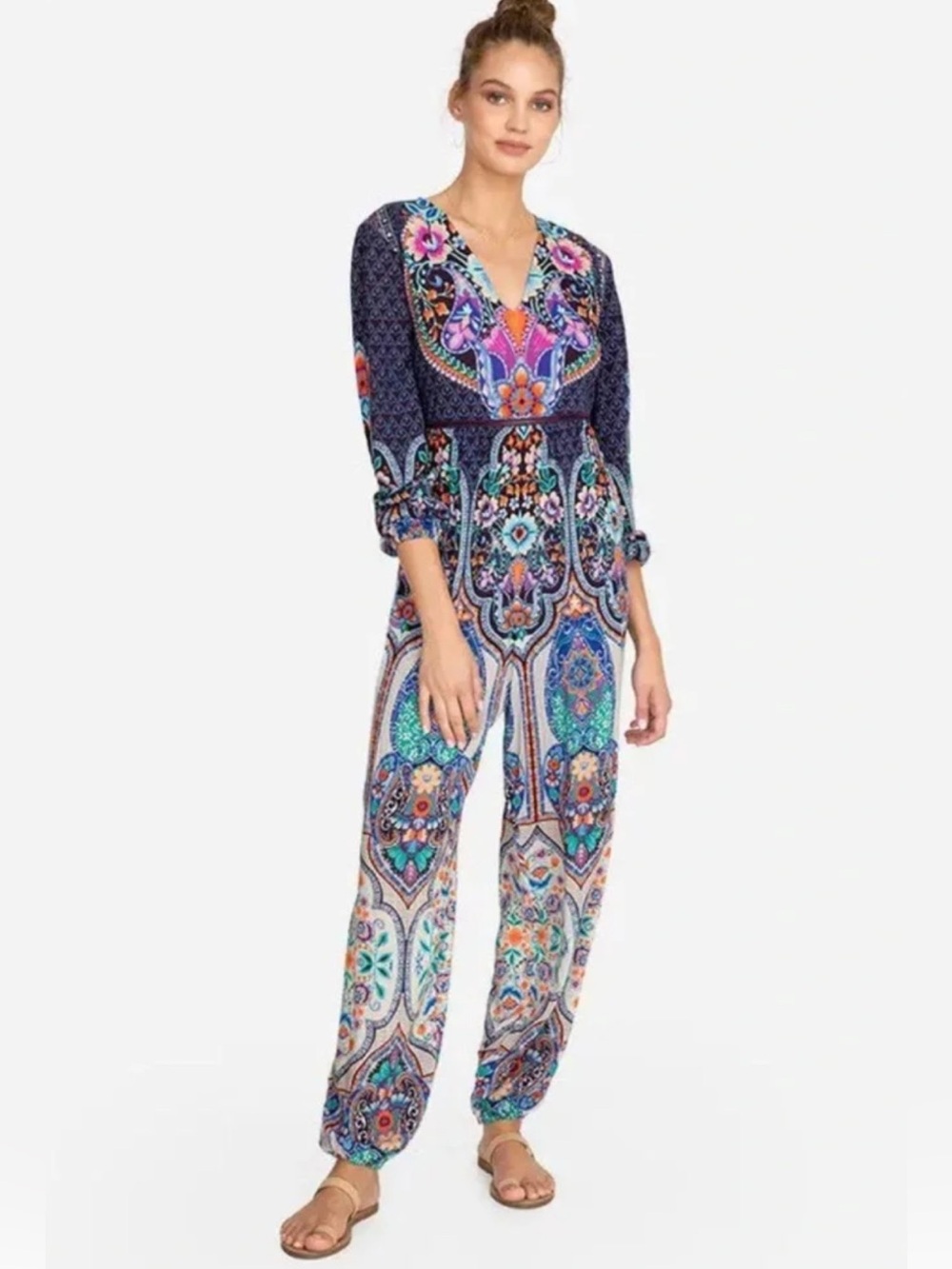 Johnny Was Saba Kaleidoscope Jumpsuit